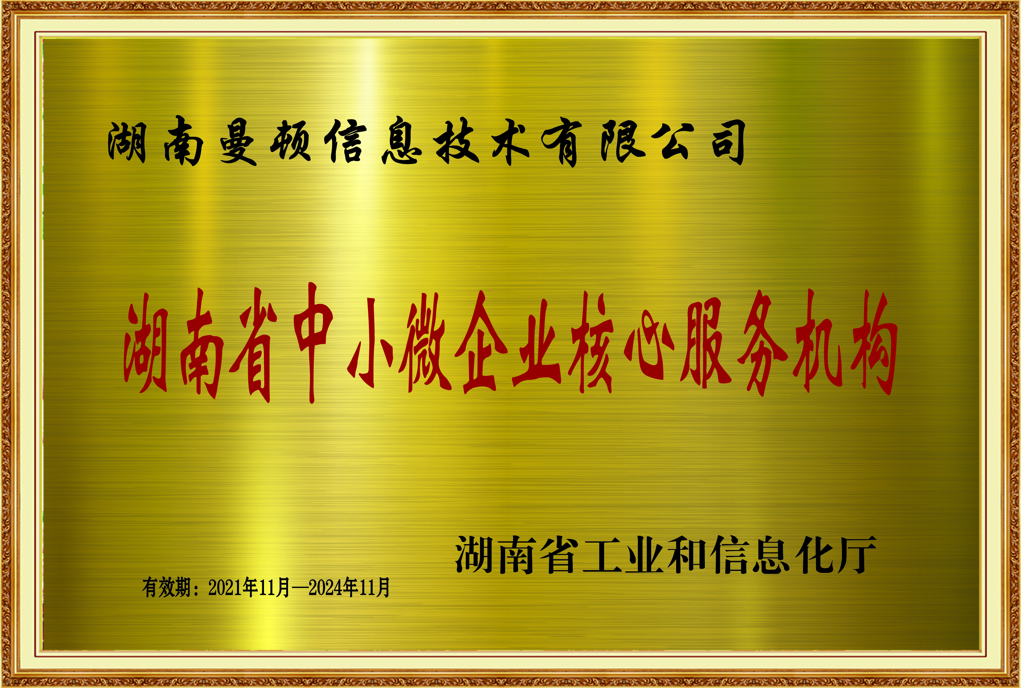 湖南省中小微企業(yè)核心服務機構